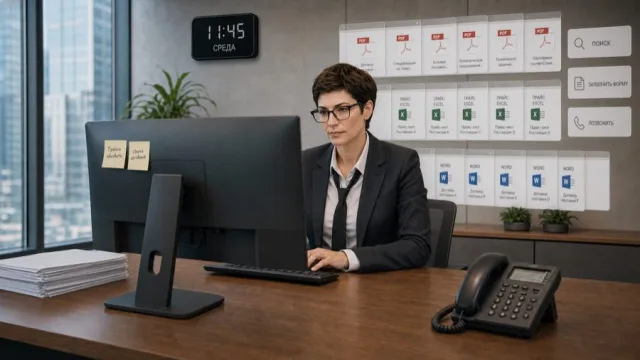 Закупщик собирает PDF, Excel и Word документы из разных каналов